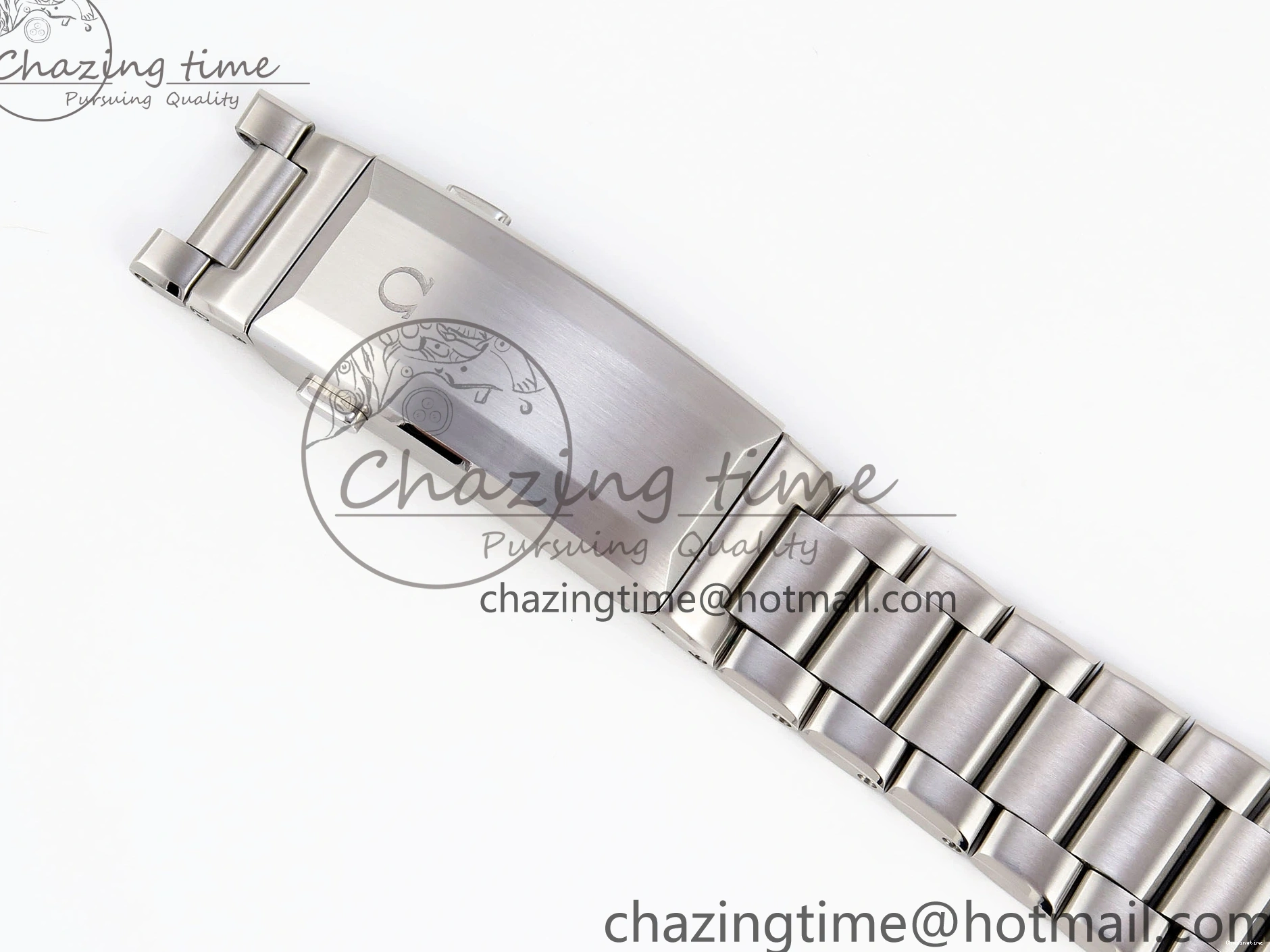 1229 EasyCare SEAMASTER PLANET OCEAN 6000M ULTRA DEEP 45.5MM SS TF 1:1 BEST EDITION BLUE DIAL BLACK BEZEL ON SS BRACELET A 7760